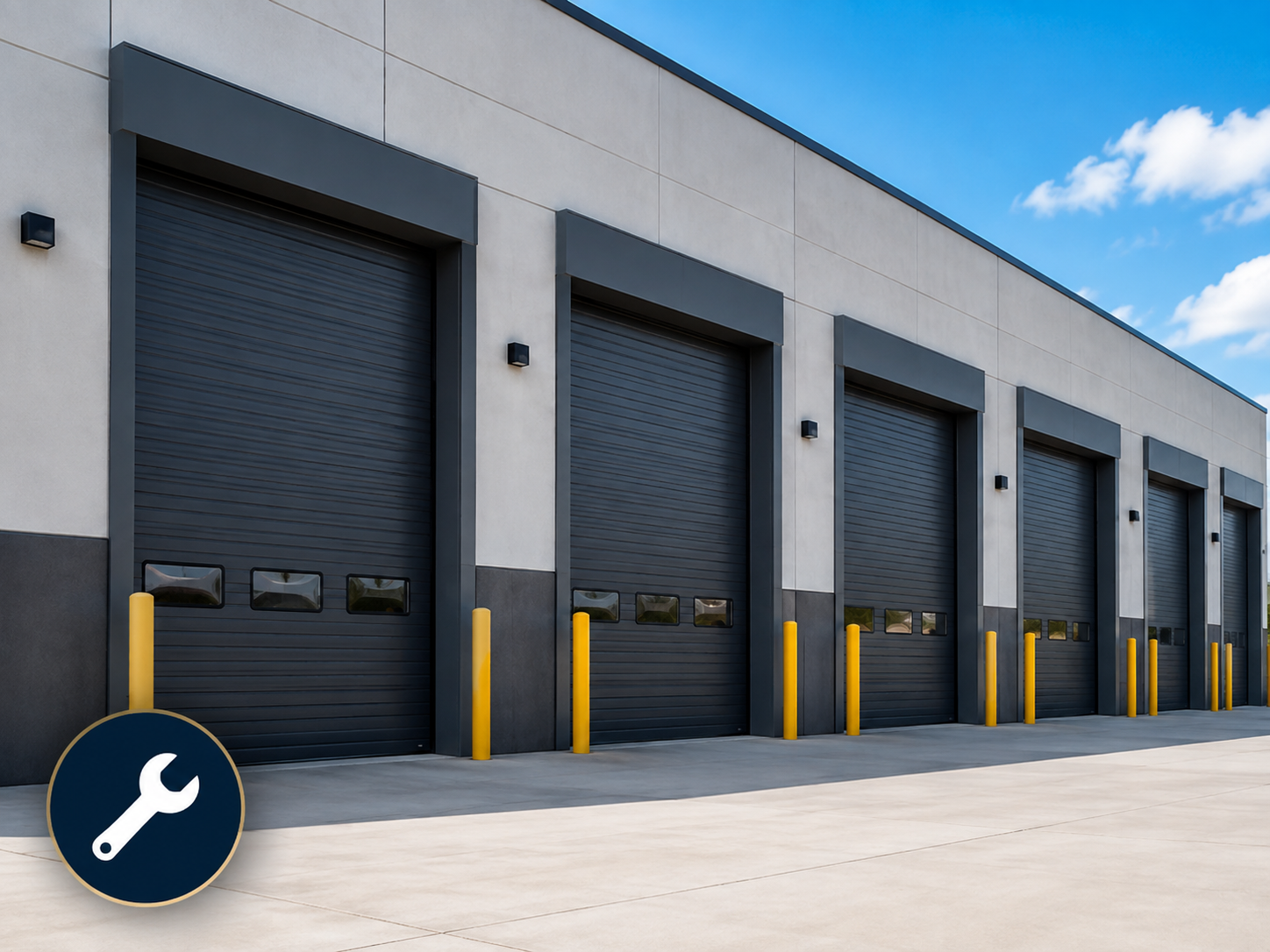Residential garage door on Miami home