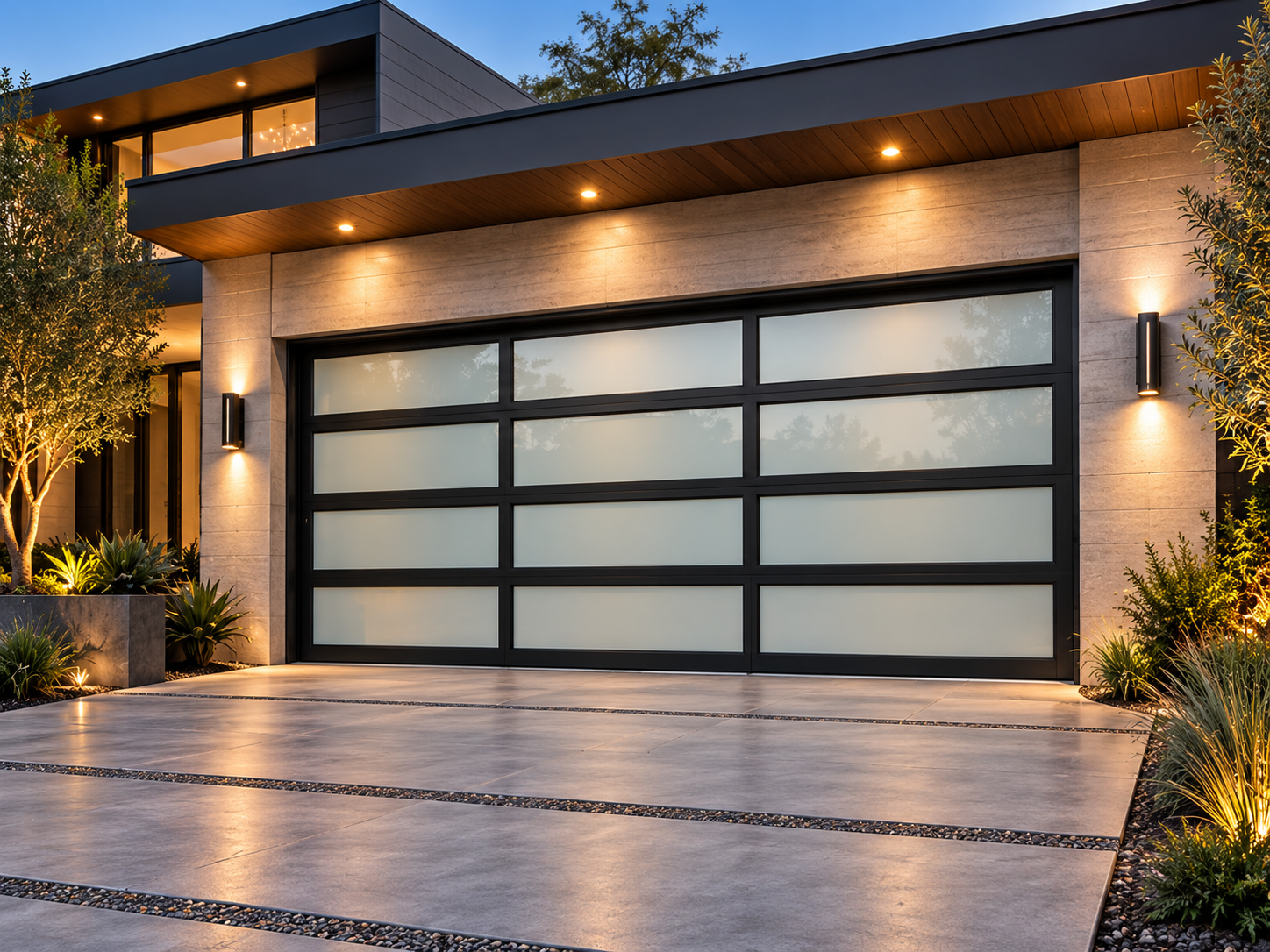 ChatGPT Image Sep 9, 2026, 01_05_28 PM Avante full-view glass and aluminum garage door